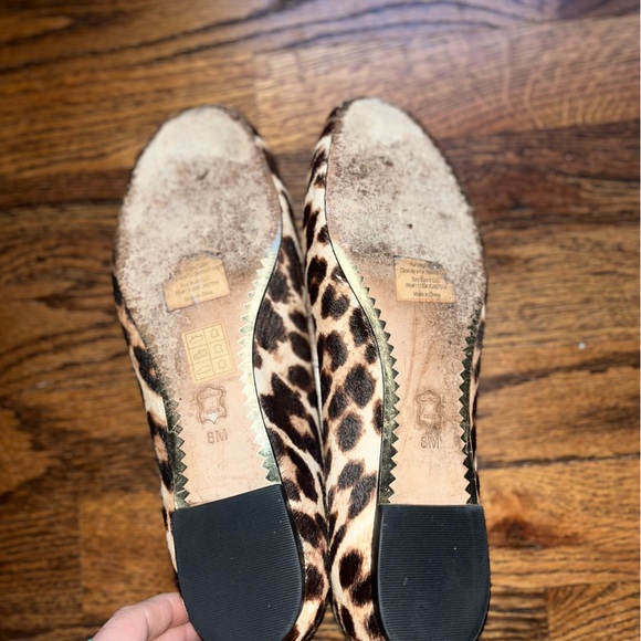Tory Burch Chelsea calf Cheetah ballerina Flats - Picture 3 of 4